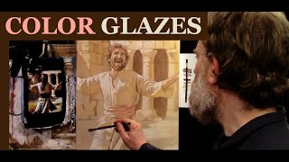 How to Add Color Glazes in Acrylic to Your Grisaille [upl. by Aivlis]