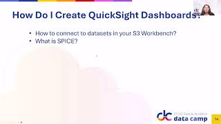 CCSQ QuickSight Data Visualization Datacamp 2024 [upl. by Gipps]