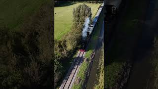 Stoomtrein Hoorn Medemblik drone short [upl. by Lesab]