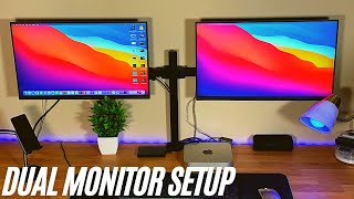 Mac Mini M1 Dual Monitor Setup  Easy Guide [upl. by Enelloc]