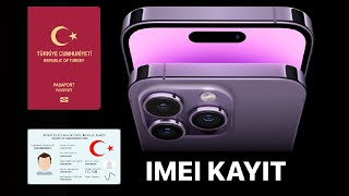 IMEI KAYIT  Pasaport  Kimlik ile Yurt dışı Telefon kaydetme [upl. by Spenser]