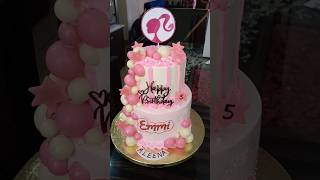 Barbie theme cake PINEAPPLE CAKE WITH CHOCOLATE 🏀youtubeshorts trending delicious viralreels [upl. by Livy]