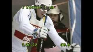 G Slalom WCup Are 1981 part2 Стенмарк [upl. by Finny531]