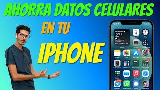 💸AHORRA DATOS MÓVILES EN IOS MÉTODO 2021 [upl. by Leahey]