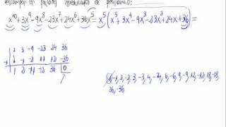 Descomposición en factores irreducibles de un polinomio [upl. by Lenora]
