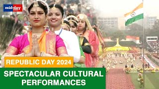 Republic Day 2024 Watch 1500 dancers giving a message of unity at Republic Day Parade 2024 [upl. by Kcirdle]