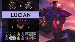 Lucian Mid vs Tristana  EUW Grandmaster Patch 1411 [upl. by Johnathon615]