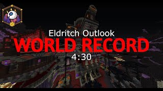 World Record Eldritch Outlook Solo 430 Wynncraft Speedrun WR The Eye dungeon [upl. by Ellehsor308]