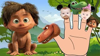 The Good Dinosaur Little Babies Mickey Mouse Finger Family Song Nursery Rhymes [upl. by Lampert]