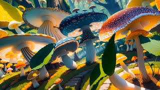 Nexxus 604  Mushroomland  Psychedelic trance mix • 4K AI animated music video [upl. by Buroker869]