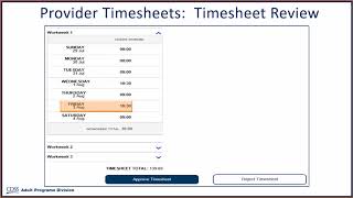 Approving Timesheets [upl. by Sair]