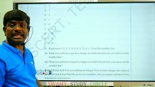 Integers  Class 7  Subtraction of integers Telangana maths by school maths made easy [upl. by Prady]