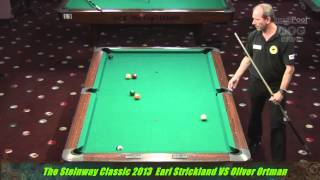 Earl Strickland v Oliver Ortmann at the Steinway Classic 2013 [upl. by Koehler]