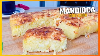 BOLO DE MANDIOCA COM COCO I Luciana Venâncio [upl. by Anoo]