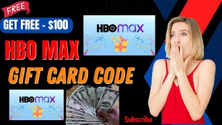 How to get 100 FREE HBO Max HBO Max Promo Code for UNLIMITED HBO Max 2024 [upl. by Aneeram769]