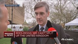 Jacob ReesMogg We cannot split up the United Kingdom  Squawk Box Europe [upl. by Corabella]