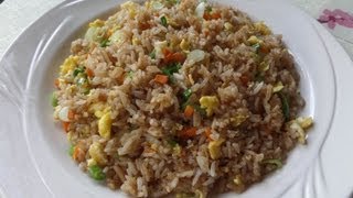 How to Make Fried Rice with Soy Sauce  Chow Rice  醬油炒飯 [upl. by Enortna]