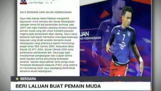 Sukan Aidil Zafuan dan Safiq Rahim Umum Bersara [upl. by Hesther]