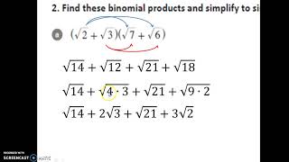 Skill Video Multiplying Binomial Surds [upl. by Ylloh]