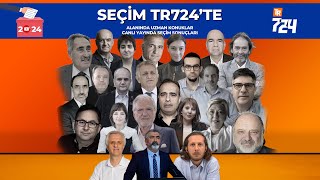 Yerel Seçim 2024 sonuçları TR724te  canlıyayın [upl. by Grady790]