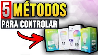 5 métodos para controlar sua lampada inteligente [upl. by Eelirak]