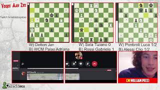 Vijgev Aan Zee 🇮🇹  Round 2  AdrianaPalao Shivaita StarmanChess [upl. by Romy]