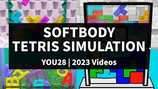 Softbody Tetris Simulation Compilation  2023 Videos  you28 [upl. by Llecrup]