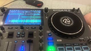 Using STEMS on Numark Mixstream Pro Go [upl. by Desirea]