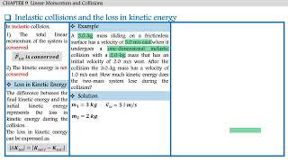 physics 101 Linear Momentum and Collisionspart4 فيزياء 101 [upl. by Yllet798]