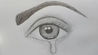 How to draw a Realistic Eye for Beginners [upl. by Ramos]