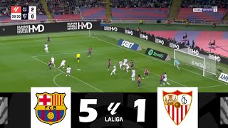 🔴LIVE FC Barcelona vs Sevilla  LaLiga 202425  Match Live Today [upl. by Bashee]