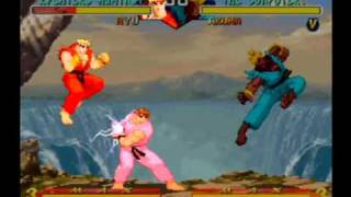 Street Fighter Alpha 2  Evil Ryu  Ryu  Dramatic Battle [upl. by Eniledgam]