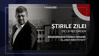 11 IANUARIE 2024 Revoluționarul Ciolacu renunță la „rolul determinant” [upl. by Shaver]