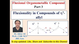 Fluxionality in Compounds of Eta3 Allyl Fluxional Organometallic Compounds Part3 Organometallic [upl. by Cobb886]