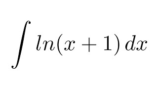 Integral of lnx1 substitution  by parts [upl. by Aicnom]