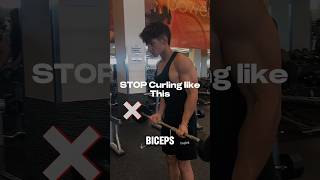 Heres a shorter version for YouTube Shorts💥 Want bigger biceps Stop locking your elbows shorts [upl. by Aramad]