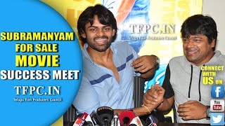 Subramanyam For Sale Movie Success Meet  Sai Dharam Tej  Regina  TFPC [upl. by Gader321]