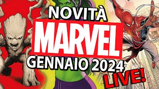 Uscite Marvel di Gennaio vediamole insieme live del 13122023 [upl. by Shippee]