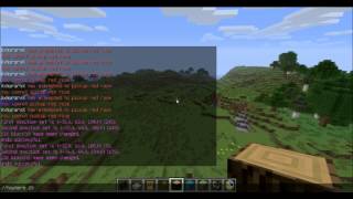 tutoriel sur les commandes minecraft version 125 [upl. by Acissey675]