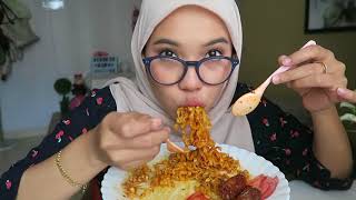 SAMYANG CARBONARA SPICY Noodle CHALLENGE [upl. by Glyn66]