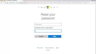 Hotmail account  how to reset and request new password [upl. by Gale]