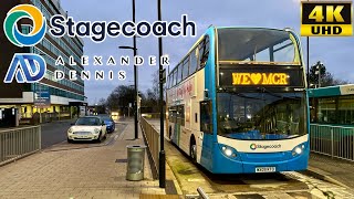 Stagecoach Manchester X370 Express Stockport to Altrincham Alexander Dennis Enviro400 Trident 2 [upl. by Benilda]