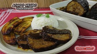 ASADO NEGRO VENEZOLANO plato de Dioses y muy fácil [upl. by Euqirat]