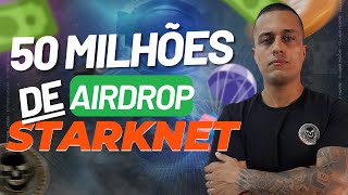 AIRDROP DE 50 MILHÕES DE TOKENS STRK PARA O DEFI DA STARKNET [upl. by Edra128]