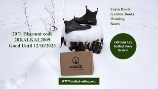 KalKal Waterproof Deck Boots Review kalkalboots [upl. by Tessil252]