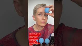 FRONTALIS MUSCLE Massage Vacuum Cupping massage to Smooth Forehead Wrinkles shorts skincaregoals [upl. by Kezer]