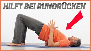 Diese YogaÜbungen helfen bei RUNDRÜCKEN Teil 3 [upl. by Rennoc]