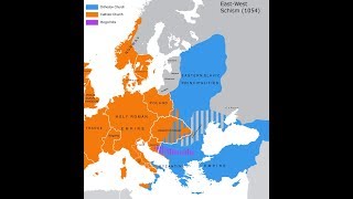 Cisma Entre a Igreja do Oriente e a Igreja do Ocidente  1054  História do Cristianismo 30 [upl. by Nalak]