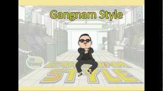 PSY  Gangnam style  easy lyrics   hangul  romanization [upl. by Islaen]