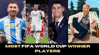 MOST FIFA WORLD CUP WINNER PLAYERS [upl. by Laehpar293]